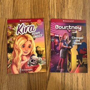 Set of (2) American Girl doll
Books